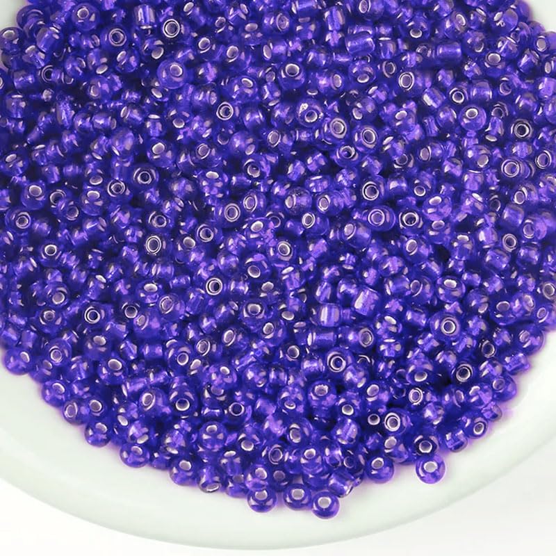 The look of dark purple 3mm beads suits bracelet making, necklace making and DIY jewellery projects, especially for clean decorative look.