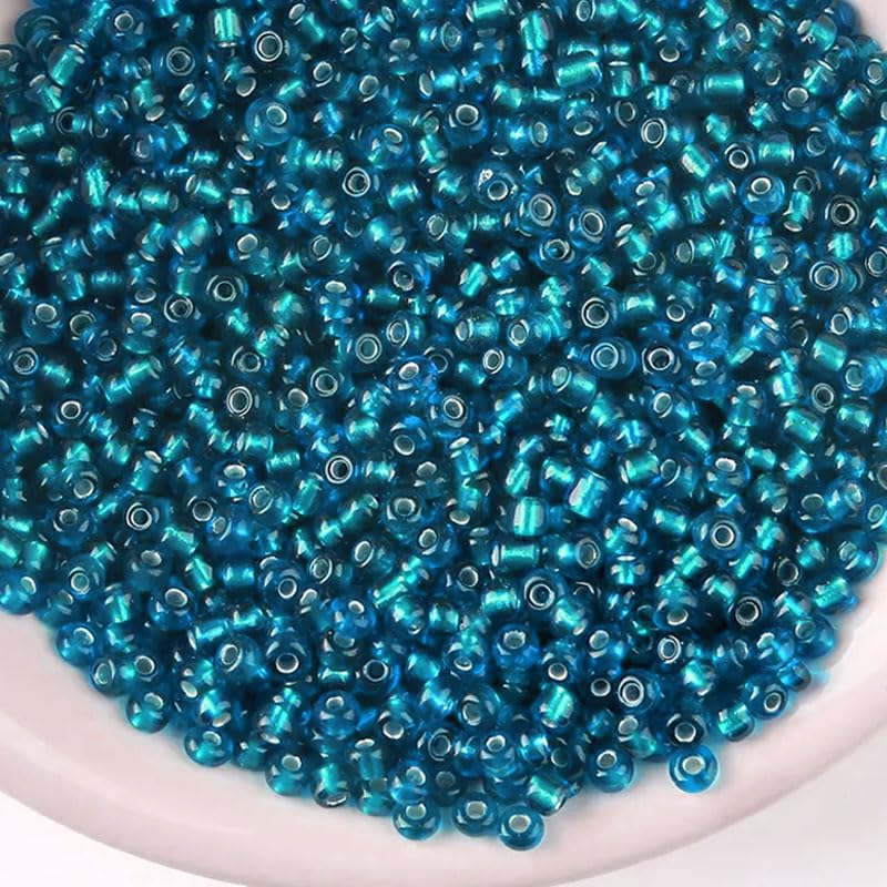 A clean option for bracelet making, necklace making and DIY jewellery projects, sky blue 4mm beads add a clean decorative look.