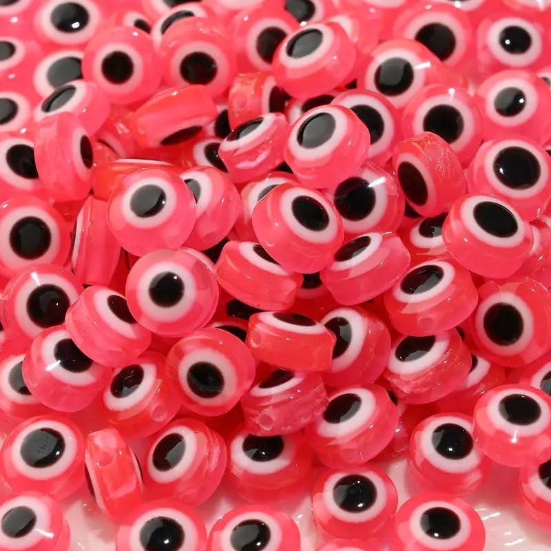Pink 6mm 8mm,6mm beads fit into bracelet making, necklace making and DIY jewellery projects without making the design feel heavy.