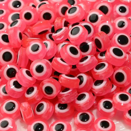 The clean decorative look finish of pink 8mm 8mm,6mm beads works nicely in bracelet making, necklace making and DIY jewellery projects.