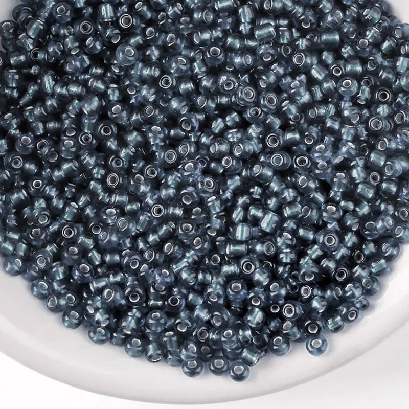 Grey 3mm beads fit into bracelet making, necklace making and DIY jewellery projects without making the design feel heavy.