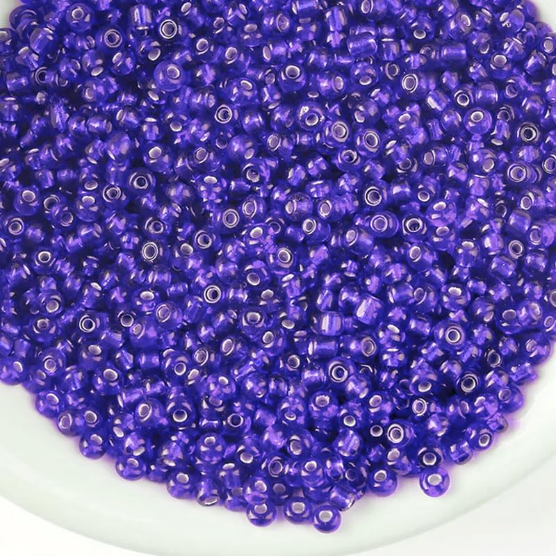 Dark purple 4mm beads fit into bracelet making, necklace making and DIY jewellery projects without making the design feel heavy.