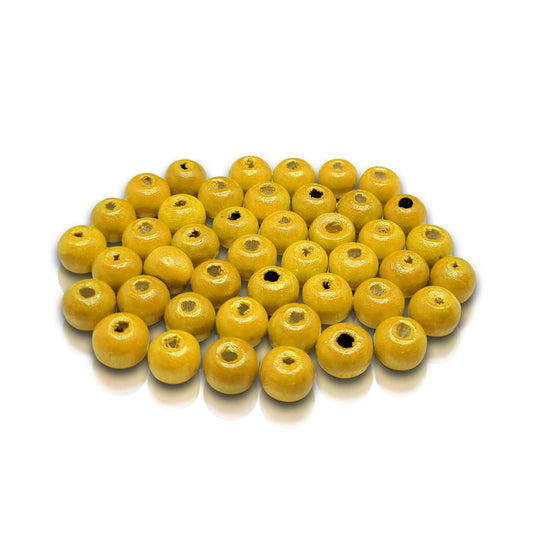 Round Wooden Beads - 8mm