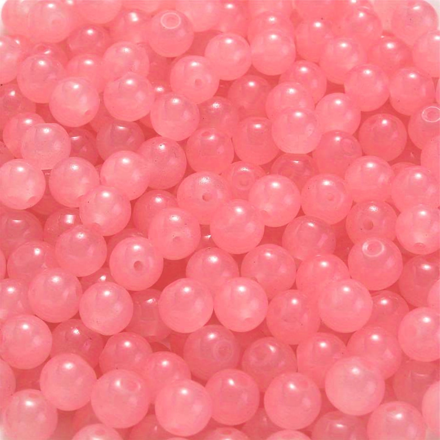 Jelly Glass Beads - 6mm