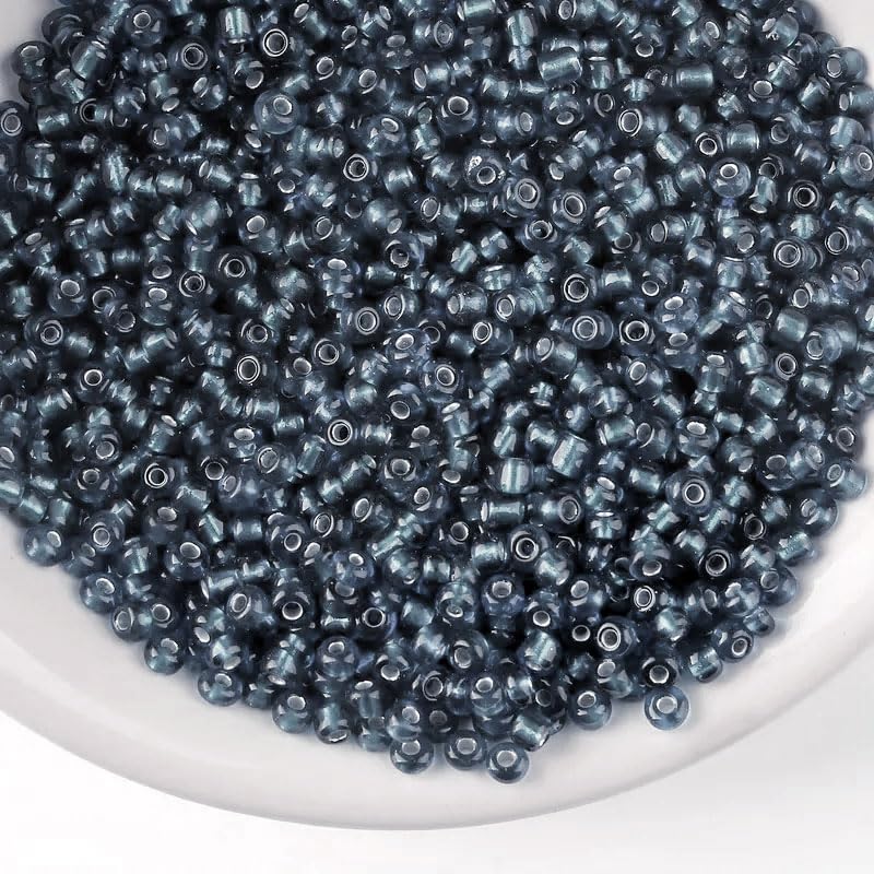 The look of grey 2mm beads suits bracelet making, necklace making and DIY jewellery projects, especially for clean decorative look.