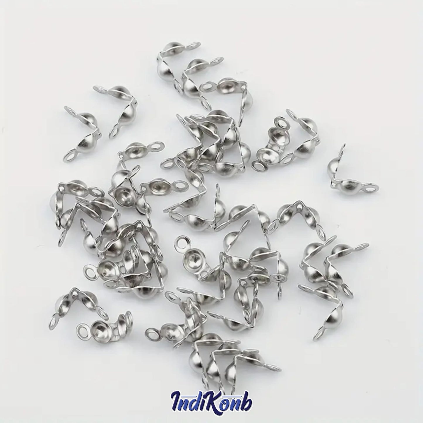 Silver 8mm jewellery making kit fits into bracelet making and craft classes without making the design feel heavy.