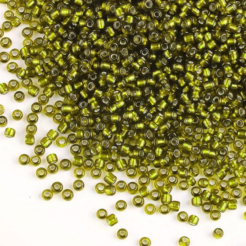 For neat results in bracelet making, necklace making and DIY jewellery projects, green 3mm beads are a useful detail.