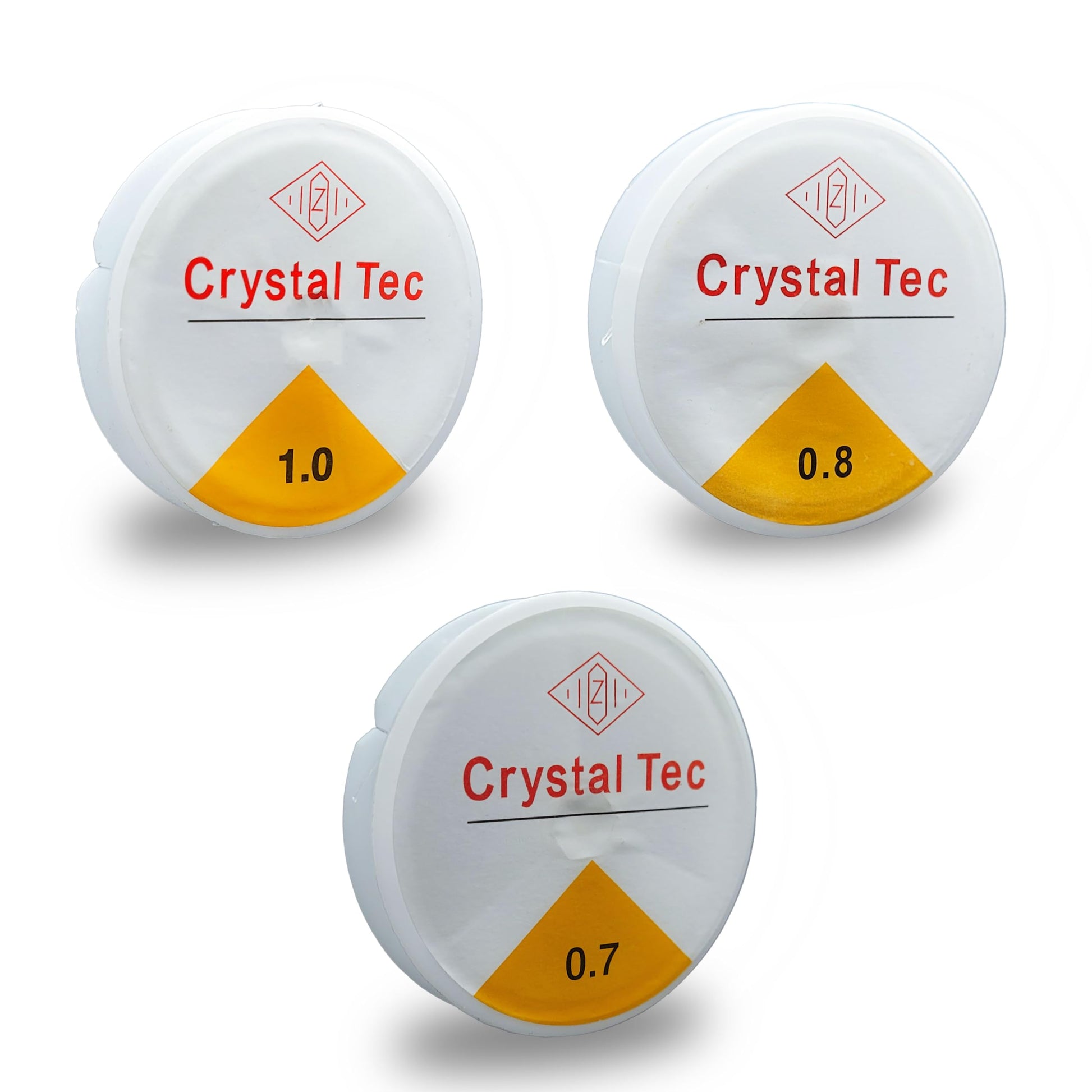 Transparent and clear 0.7mm and 0.8mm elastic cord fits into bracelet making, bead threading and stretch jewellery projects without making the design feel heavy.