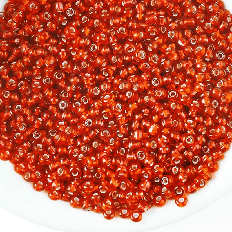 Red 4mm beads give bracelet making, necklace making and DIY jewellery projects a neat visual lift.