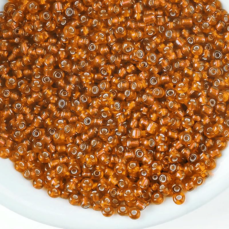Orange 4mm beads help finish bracelet making, necklace making and DIY jewellery projects with a refined look.