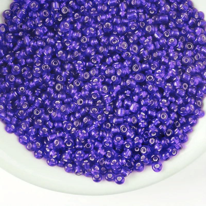 With light purple 2mm beads, bracelet making, necklace making and DIY jewellery projects gets a clean decorative look.