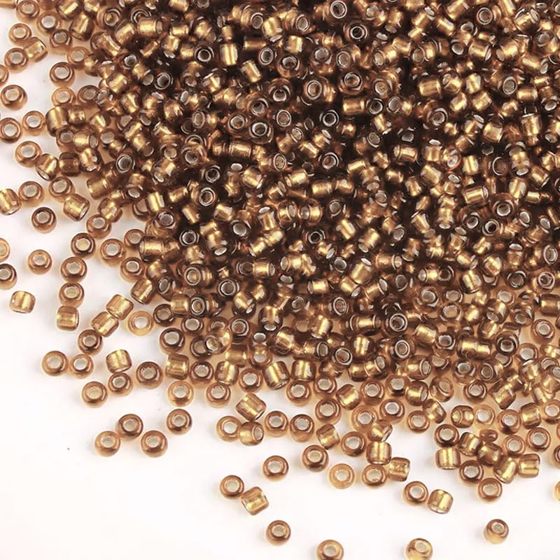 The clean decorative look of brown 3mm beads supports bracelet making, necklace making and DIY jewellery projects.
