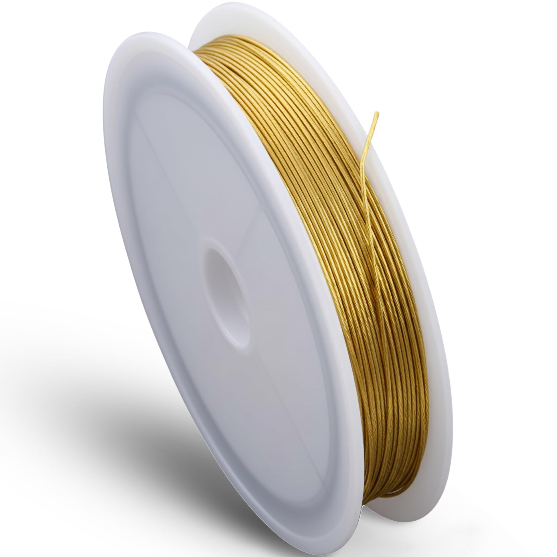 Flexible necklace stringing wires add clean stringing support to bracelet making and necklace designs.