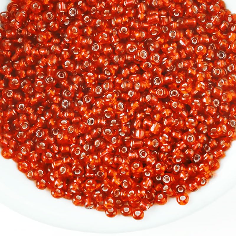 Red 3mm beads add useful detail to bracelet making, necklace making and DIY jewellery projects.
