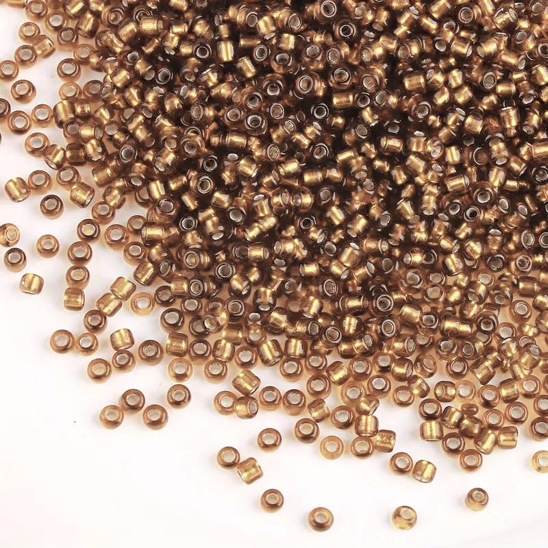 With brown 2mm beads, bracelet making, necklace making and DIY jewellery projects gets a clean decorative look.