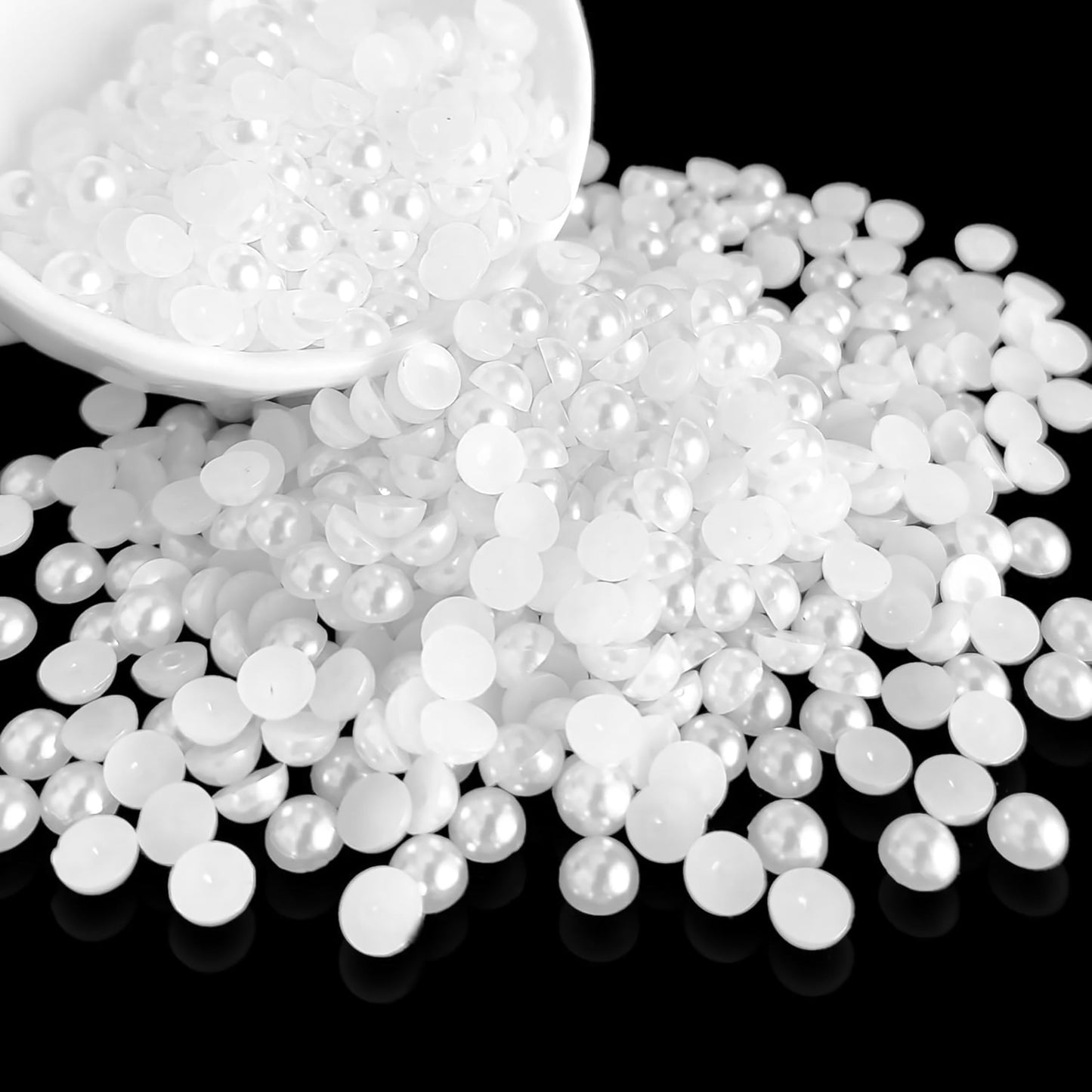 For polished results in writing, school use and office notes, 8mm and white 8mm half cut flat back pearls help complete the design.