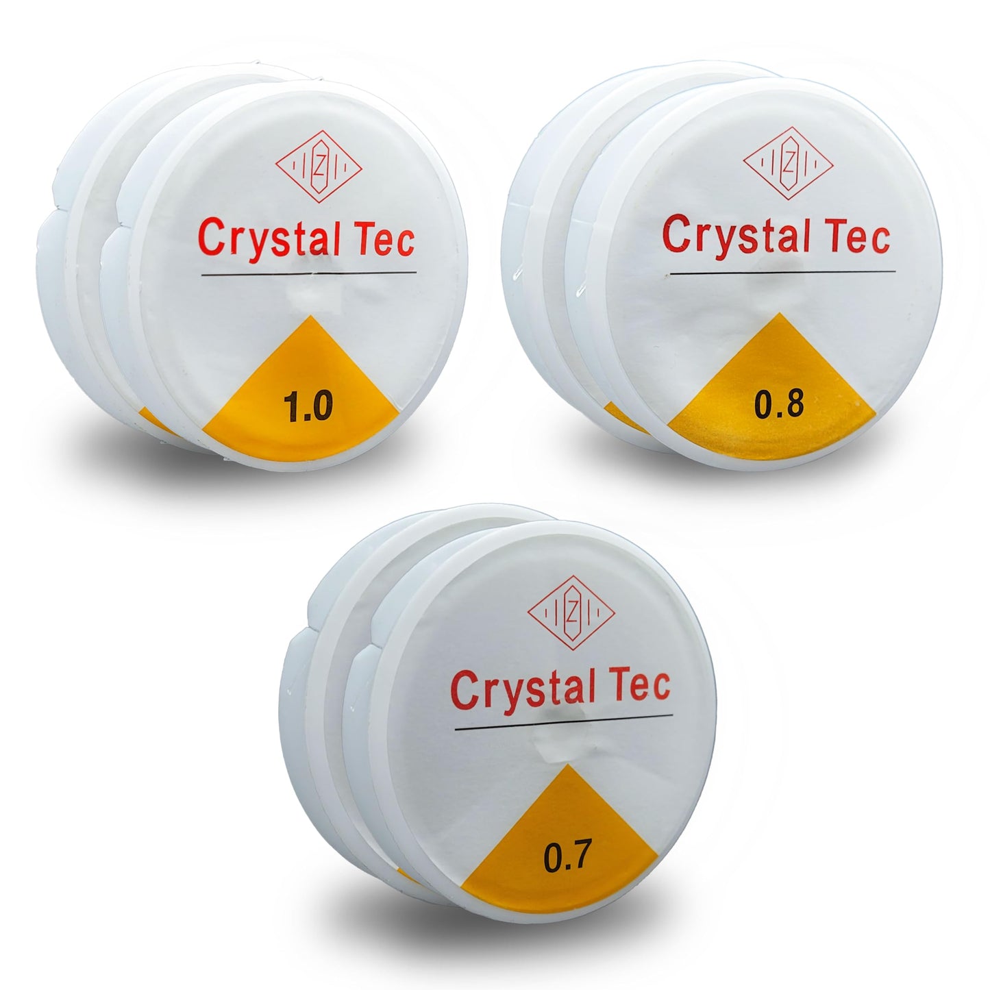 Bracelet making, bead threading and stretch jewellery projects can look sharper with transparent and clear 0.7mm and 0.8mm elastic cord.