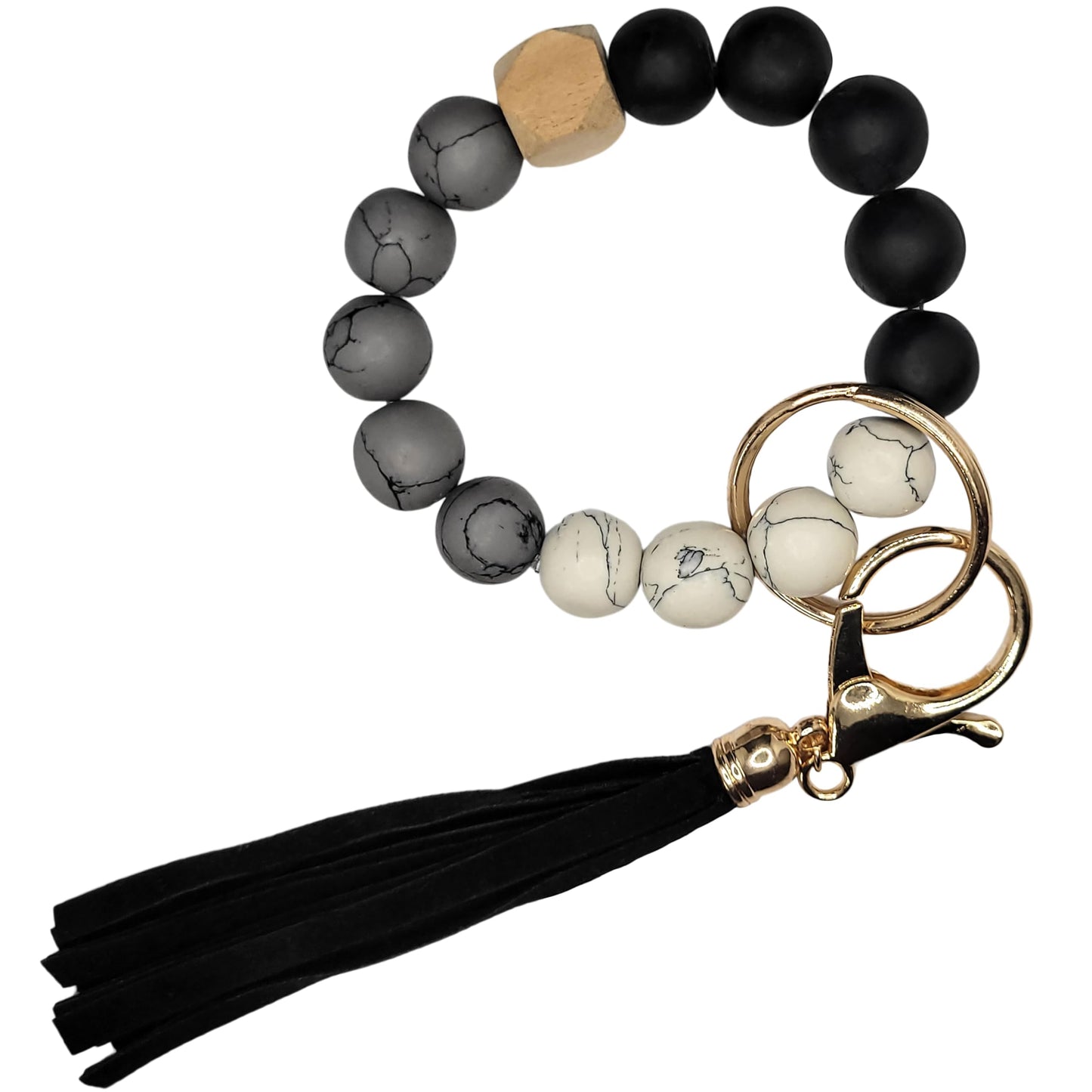 Daily wear, party wear and gifting looks more complete with black and pink 6-7 inch and 7 inches keychain rings.