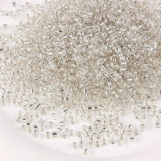 Use white 2mm beads to finish bracelet making, necklace making and DIY jewellery projects with a clean decorative look.