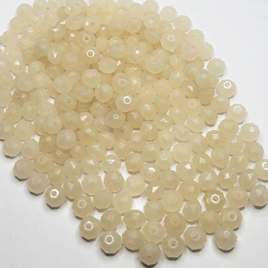 When bracelet making, necklace making and DIY jewellery projects needs a clean decorative look, beige 8mm beads work well.