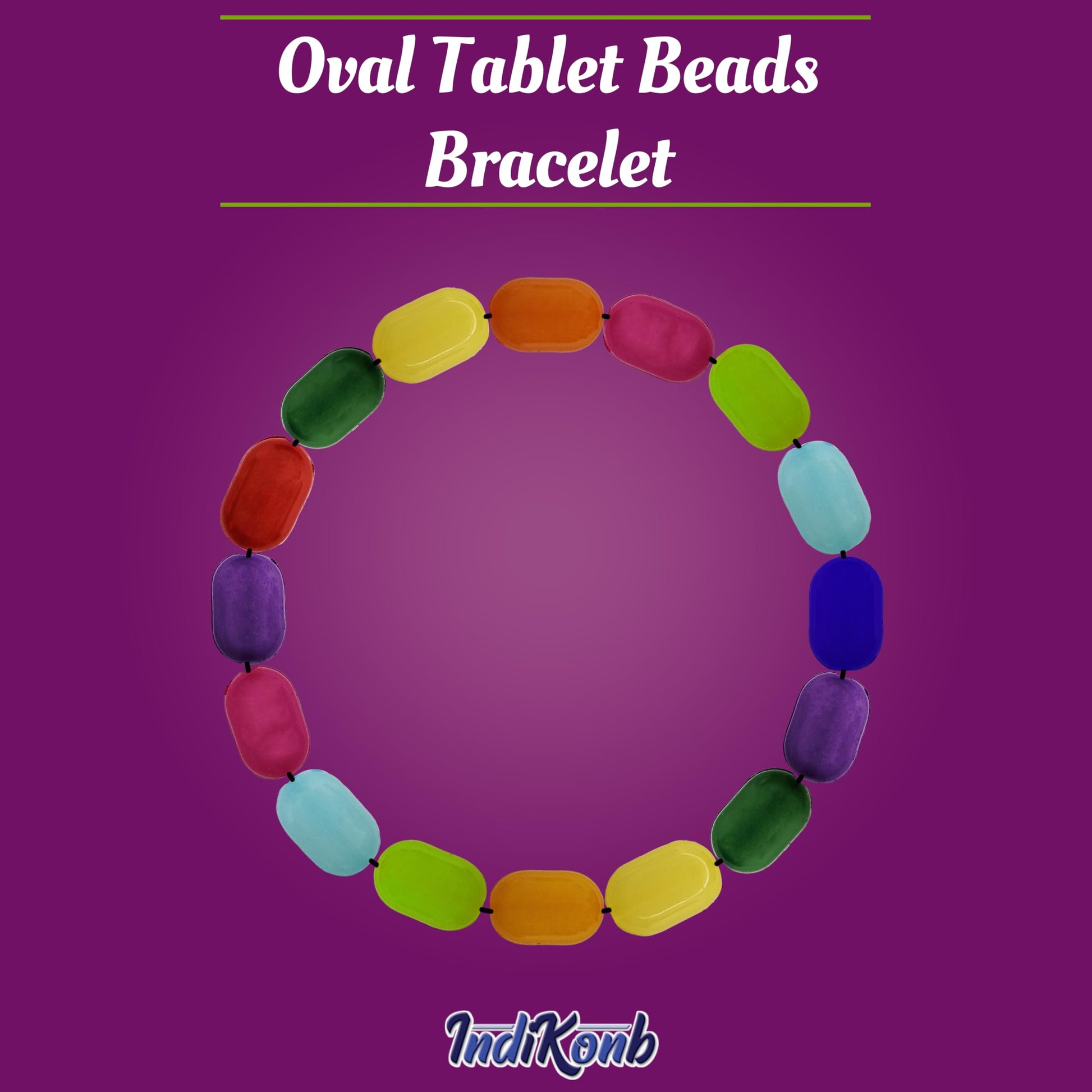 A balanced detail for DIY jewellery projects, beading craft and decorative craft finishing with 10mm detail, multicolour 10mm and 7mm beads offer a neat decorative finish.