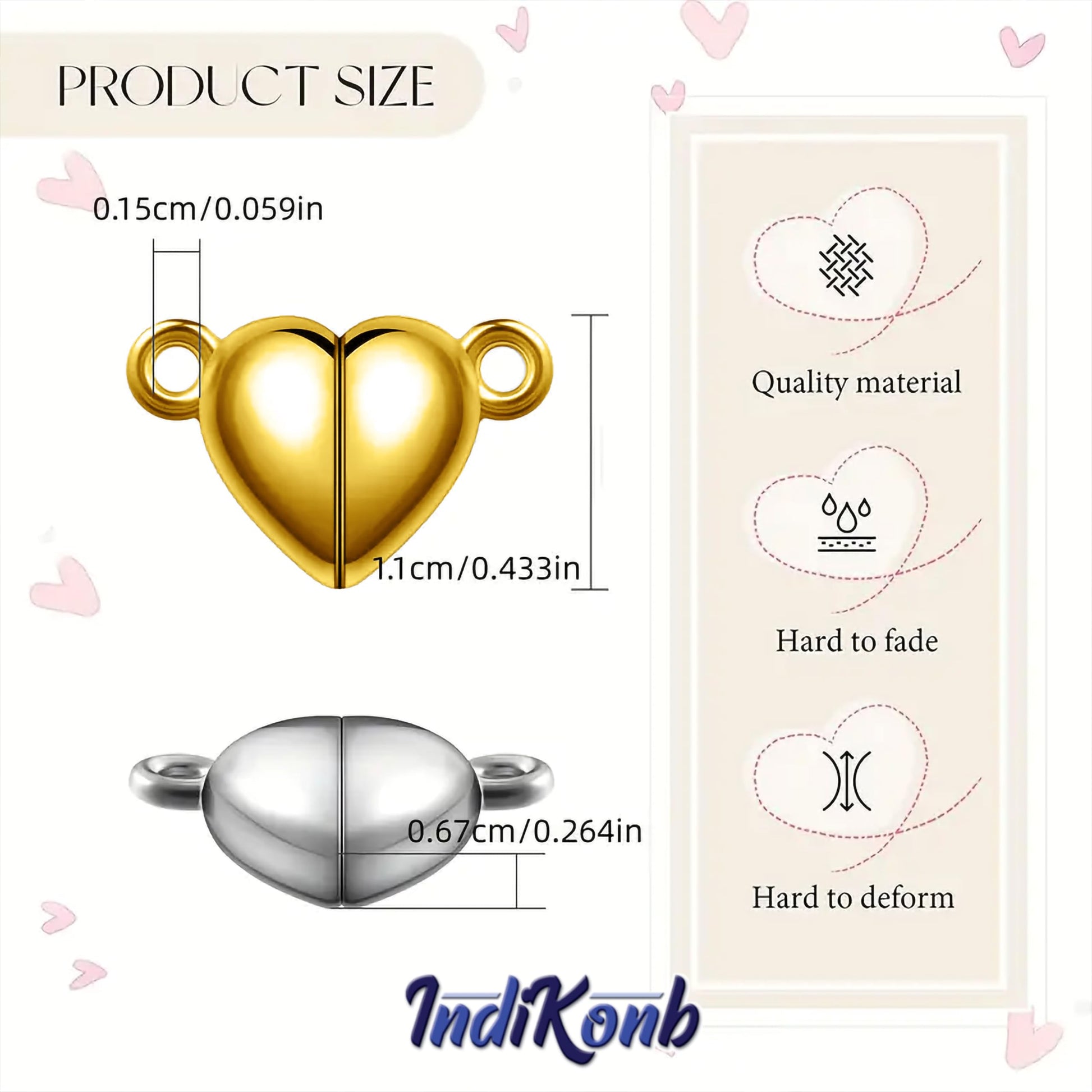 Gold 16 pcs beads offer a handmade beadwork accent to handmade projects for necklace making and DIY jewellery projects.
