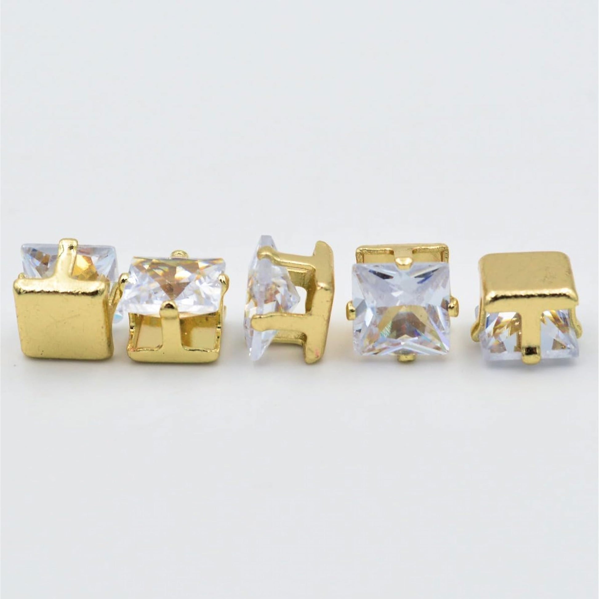 Square 6x6 and multicolour rhinestone and stone rhinestones and flatback stones fit into flatback craft designs without making the design feel heavy.