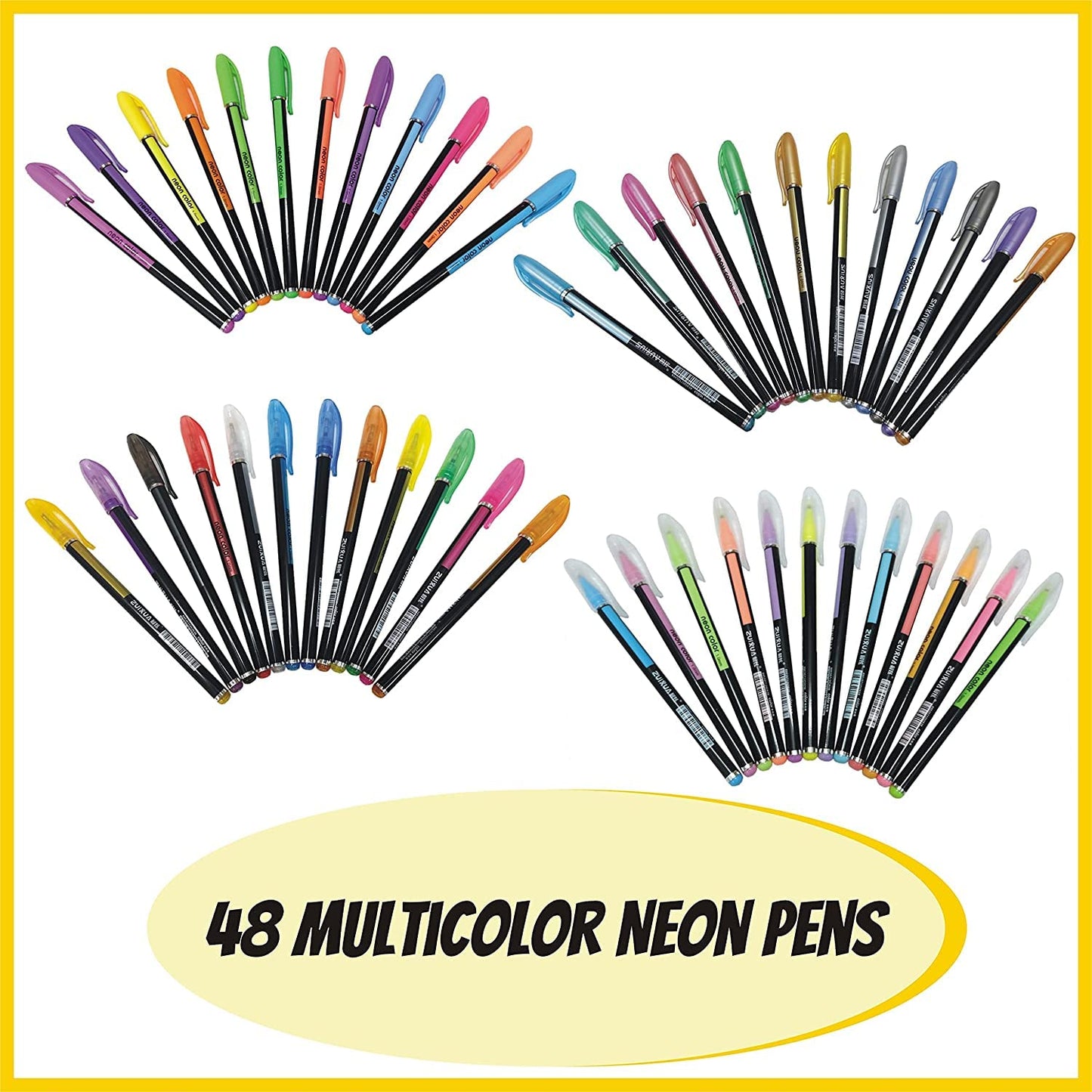 A clean option for rangoli style decoration and Lippan art, neon 48 pc Lippan art glass pieces add a neat reflective finish.