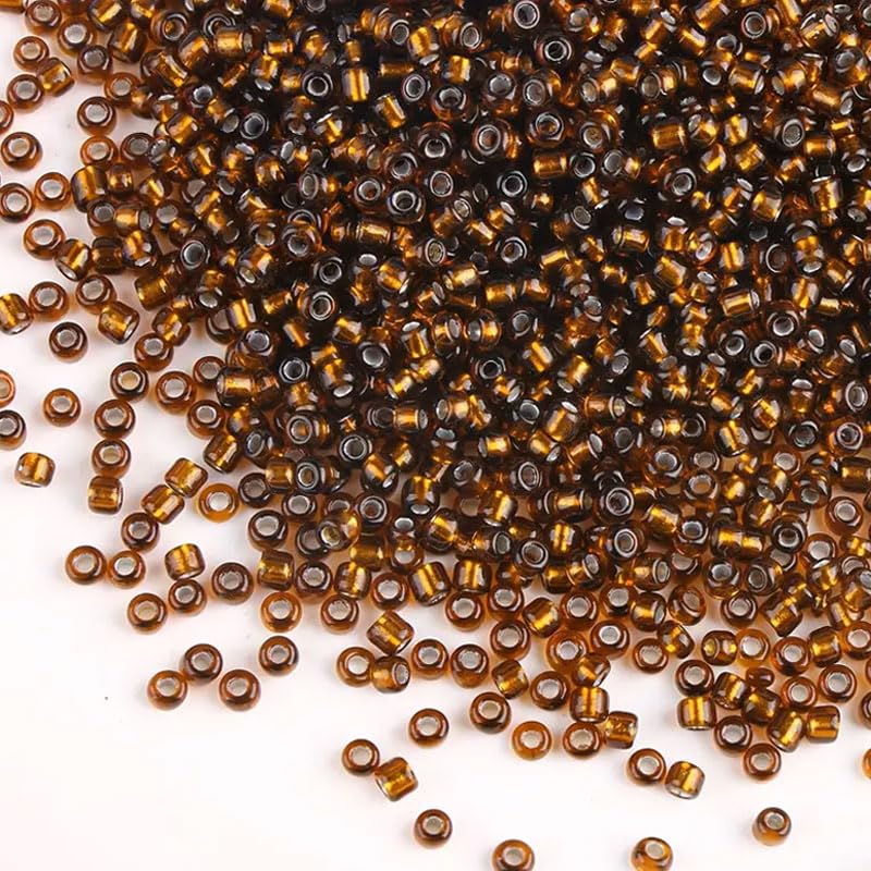 When bracelet making, necklace making and DIY jewellery projects needs a clean decorative look, dark gold 3mm beads work well.