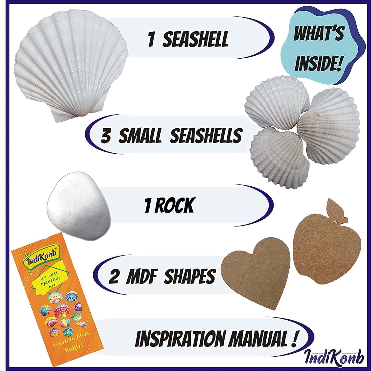 Add projects a neat clean decorative finish into gift making and kids art activities with wooden art and craft kit.
