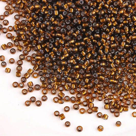 Dark gold 2mm beads help shape a polished result for bracelet making, necklace making and DIY jewellery projects.