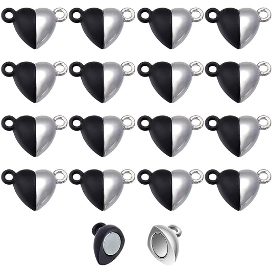 A clean decorative look makes black silver 16 pcs beads suitable for bracelet making, necklace making and DIY jewellery projects.