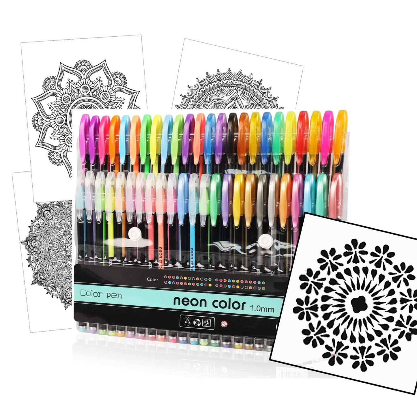 Neon 48 pc Lippan art glass pieces help shape a polished result for Lippan art, mandala craft and mirror work.