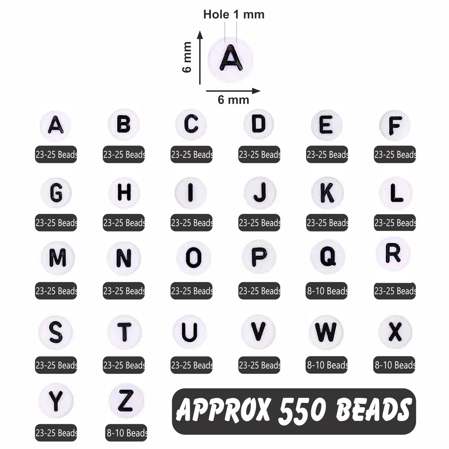 To add a handmade beadwork accent to handmade projects, place with box and white 6mm beads into necklace making and DIY jewellery projects.