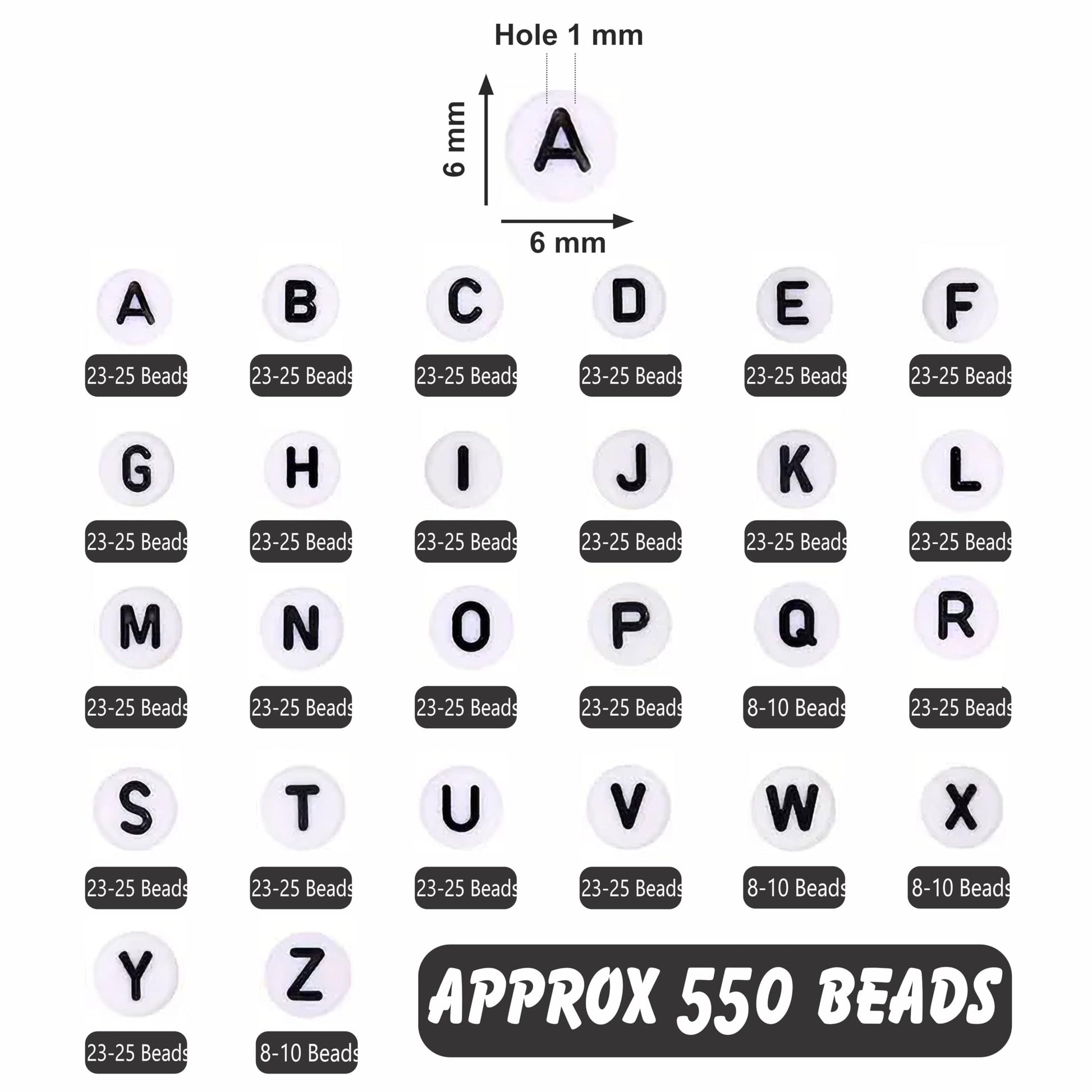 To add a handmade beadwork accent to handmade projects, place with box and white 6mm beads into necklace making and DIY jewellery projects.