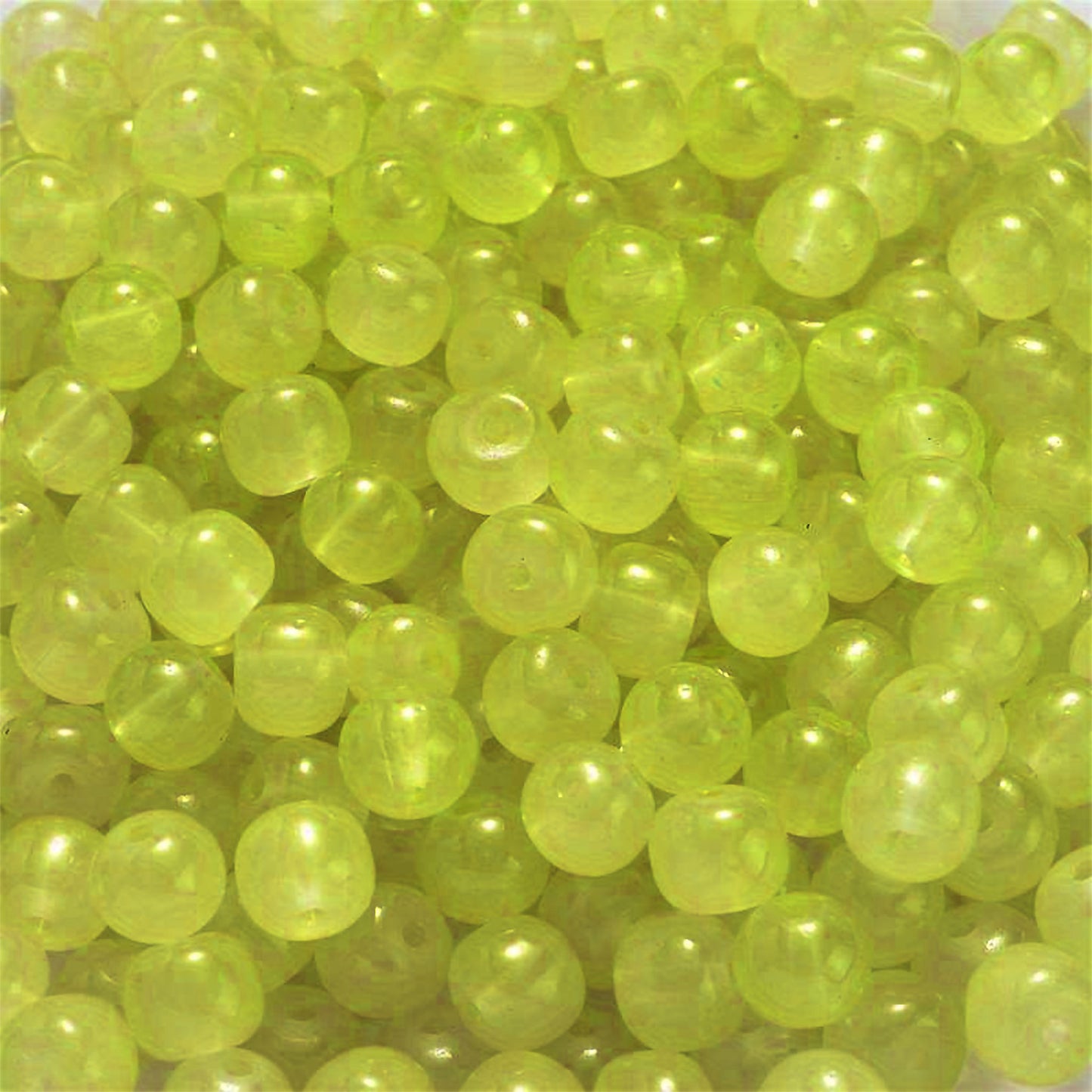 Jelly Glass Beads - 6mm