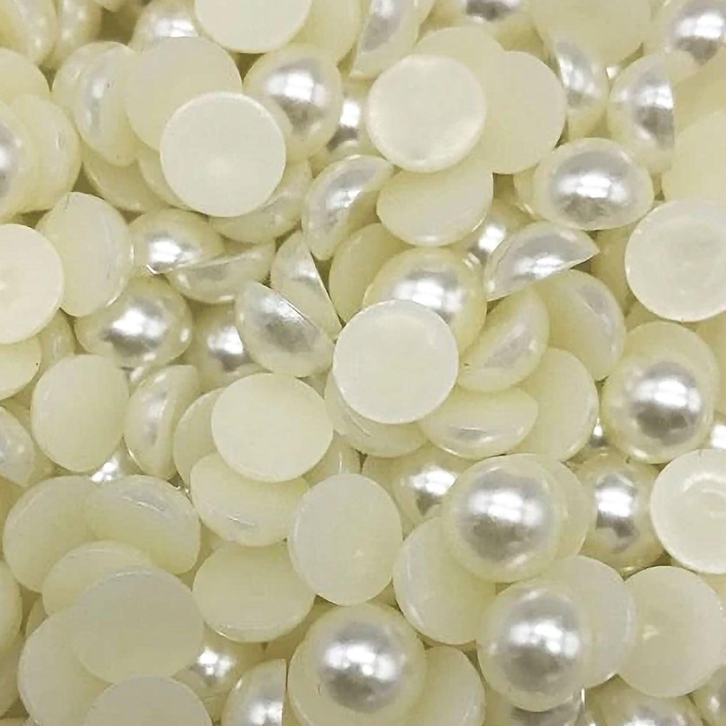 Flat Back Half Pearl Beads