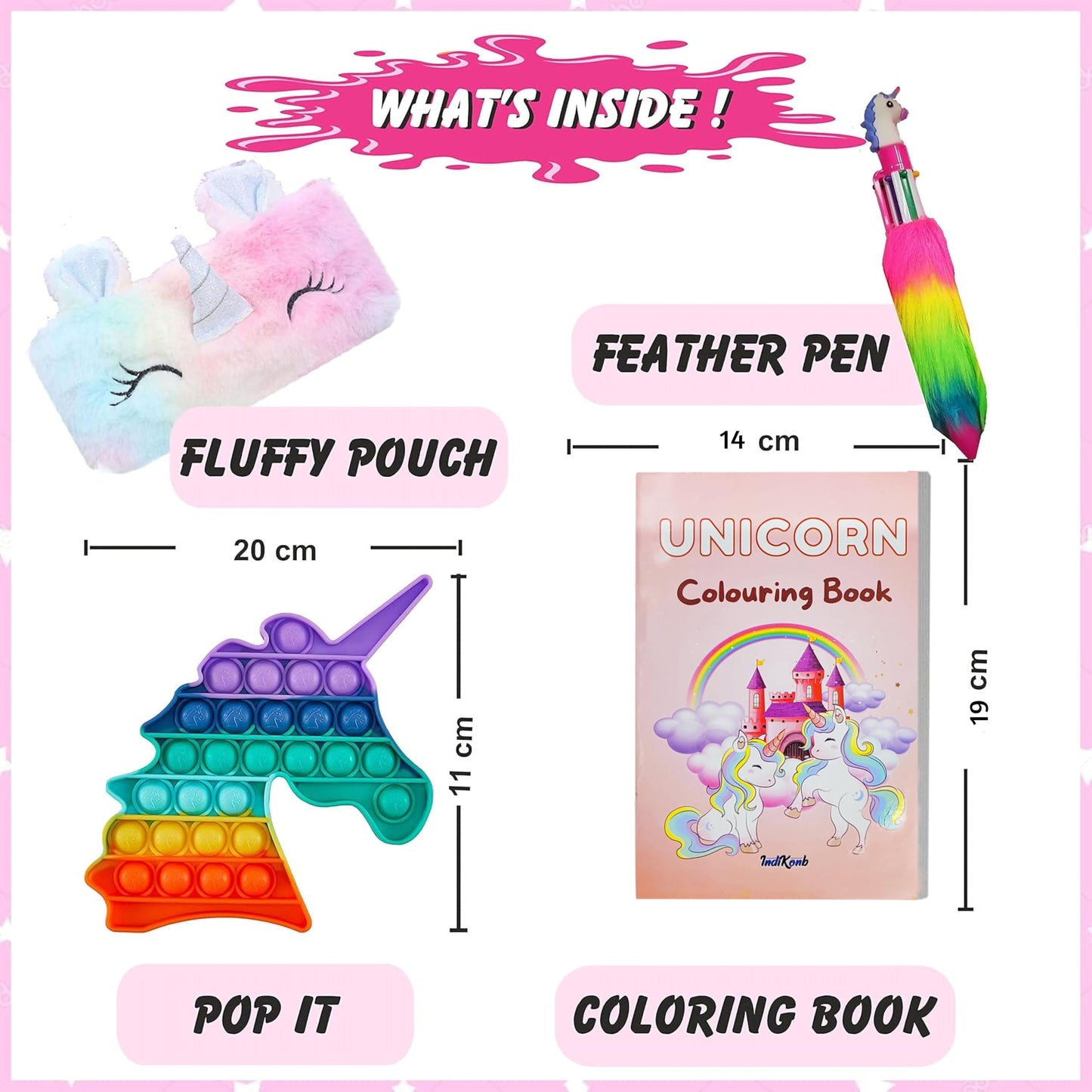 The look of unicorn unicorn and birthday art and craft kit suits creative hobby sessions, especially for elegant project detail and a neat hobby kit feel.