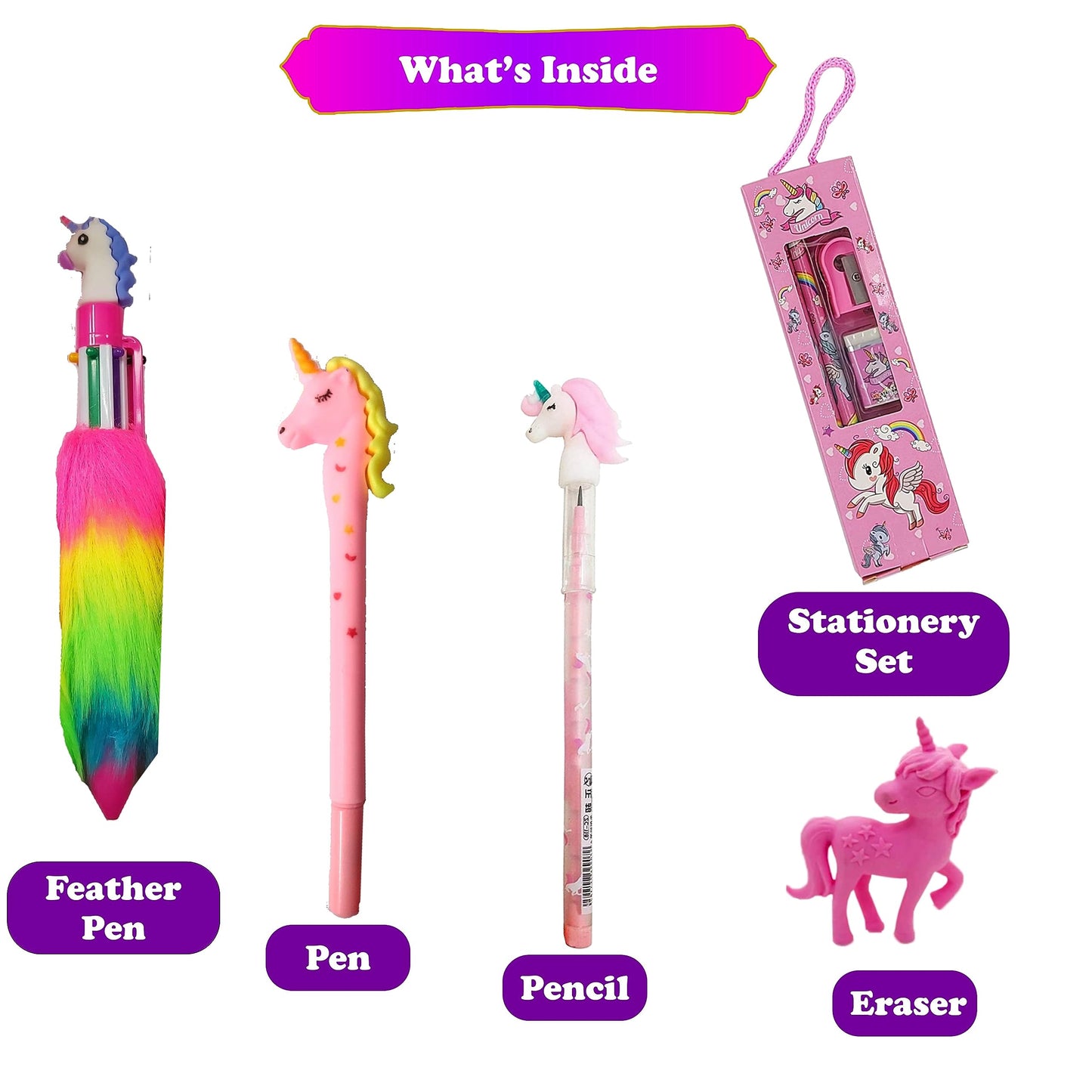 Multicolour 60 pcs art and craft kit fits into gift making and kids art activities without making the design feel heavy.