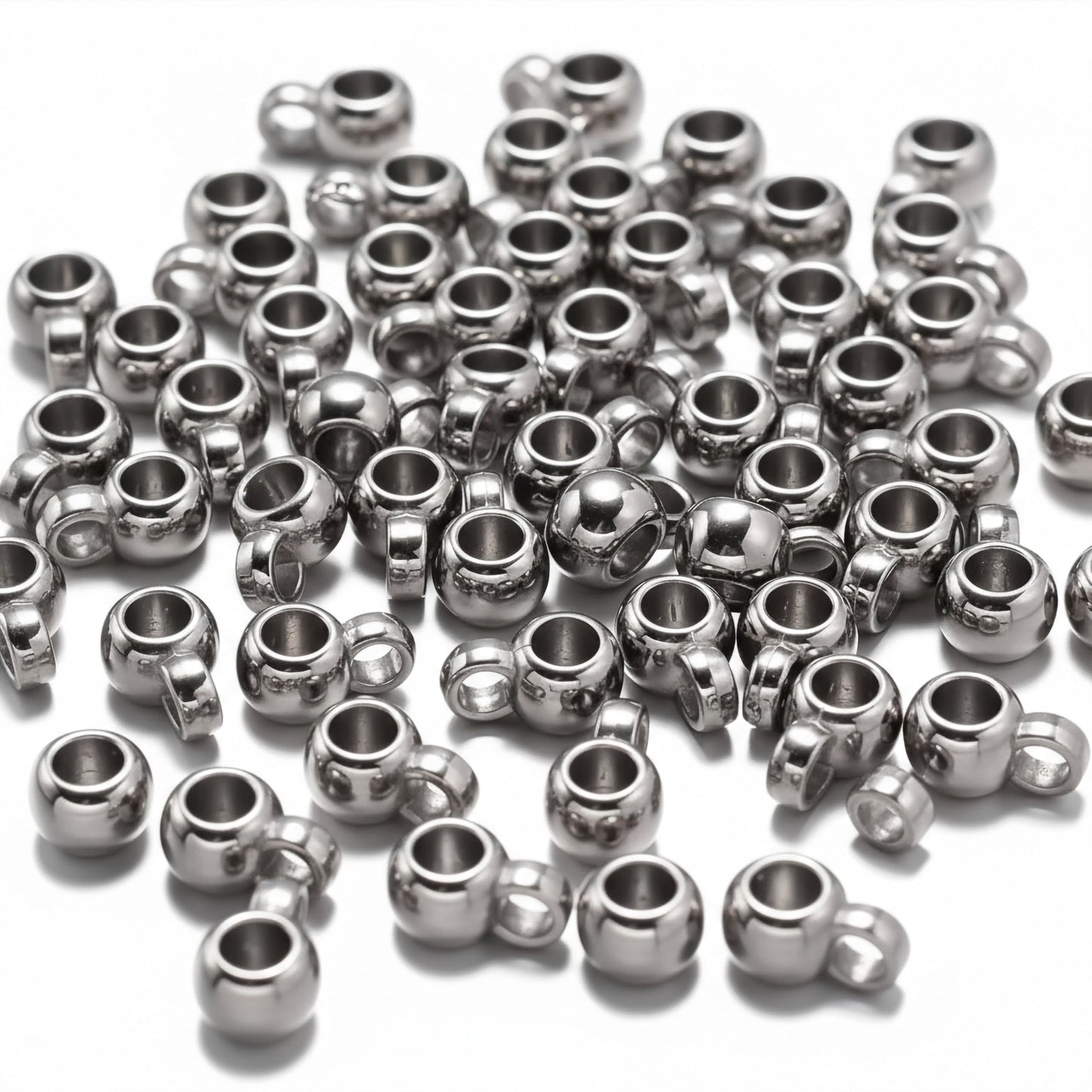 Oxidized Silver Jewellery Raw Material Set, Tibetan Spacer silver01 product image