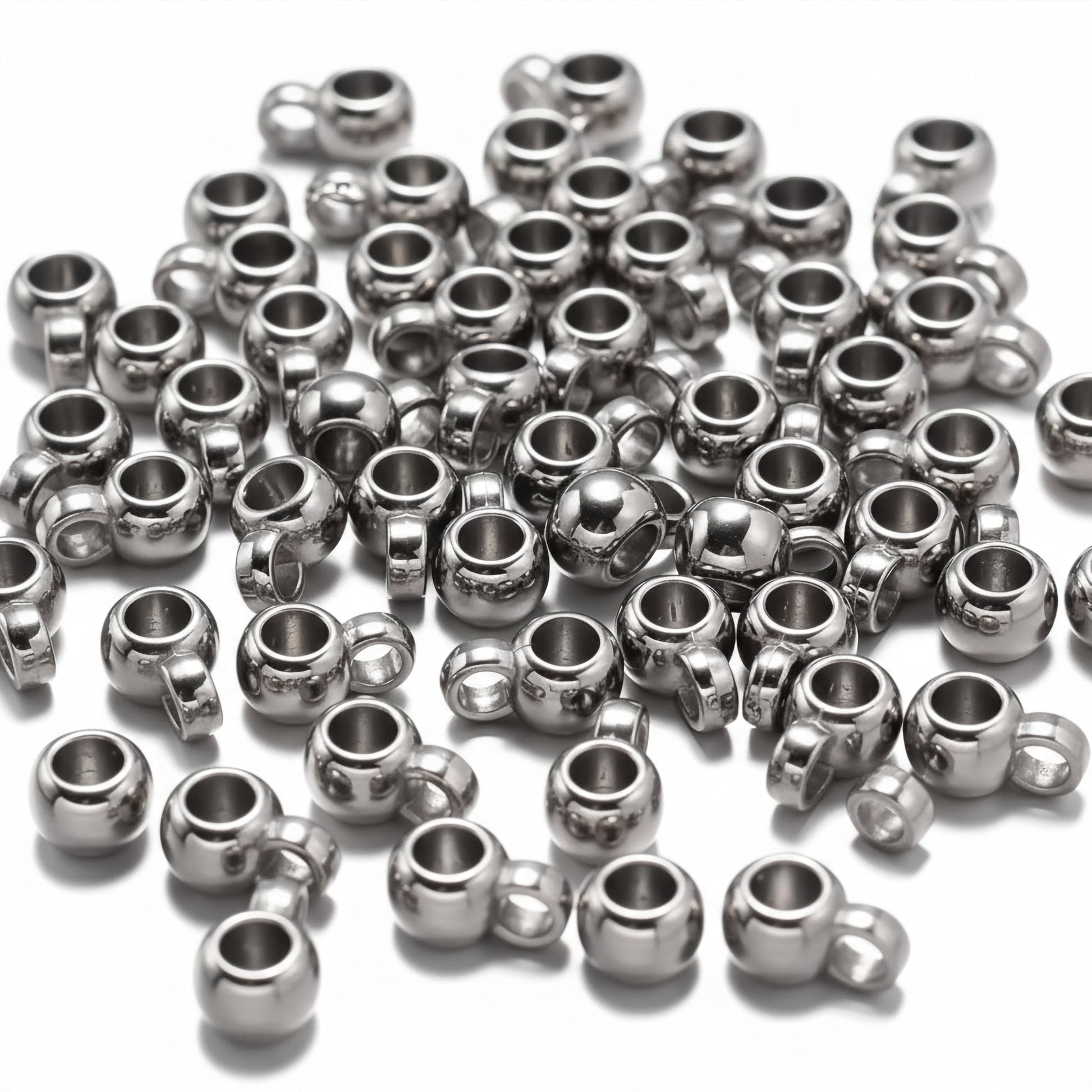 Oxidized Silver Jewellery Raw Material Set, Tibetan Spacer silver01 product image