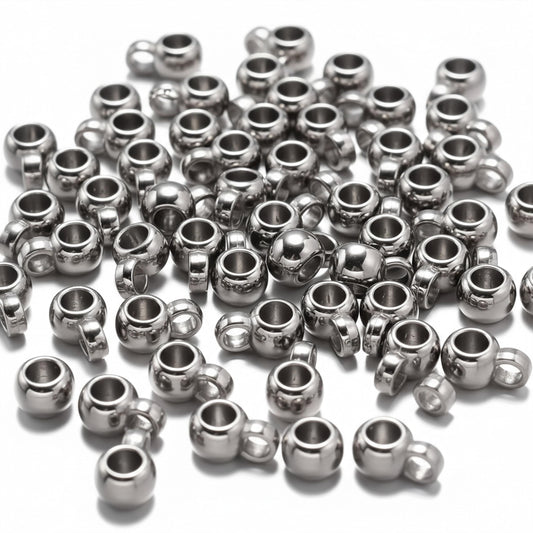 Oxidized Silver Jewellery Raw Material Set, Tibetan Spacer silver01 product image