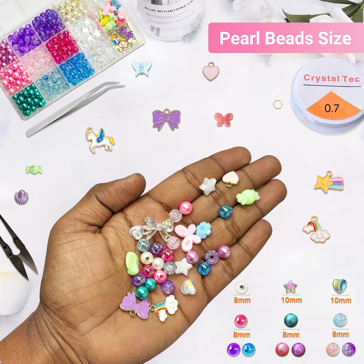 DIY Bracelet Making Kit for Girls, Jewelry Making Set multicolour 02 image 5