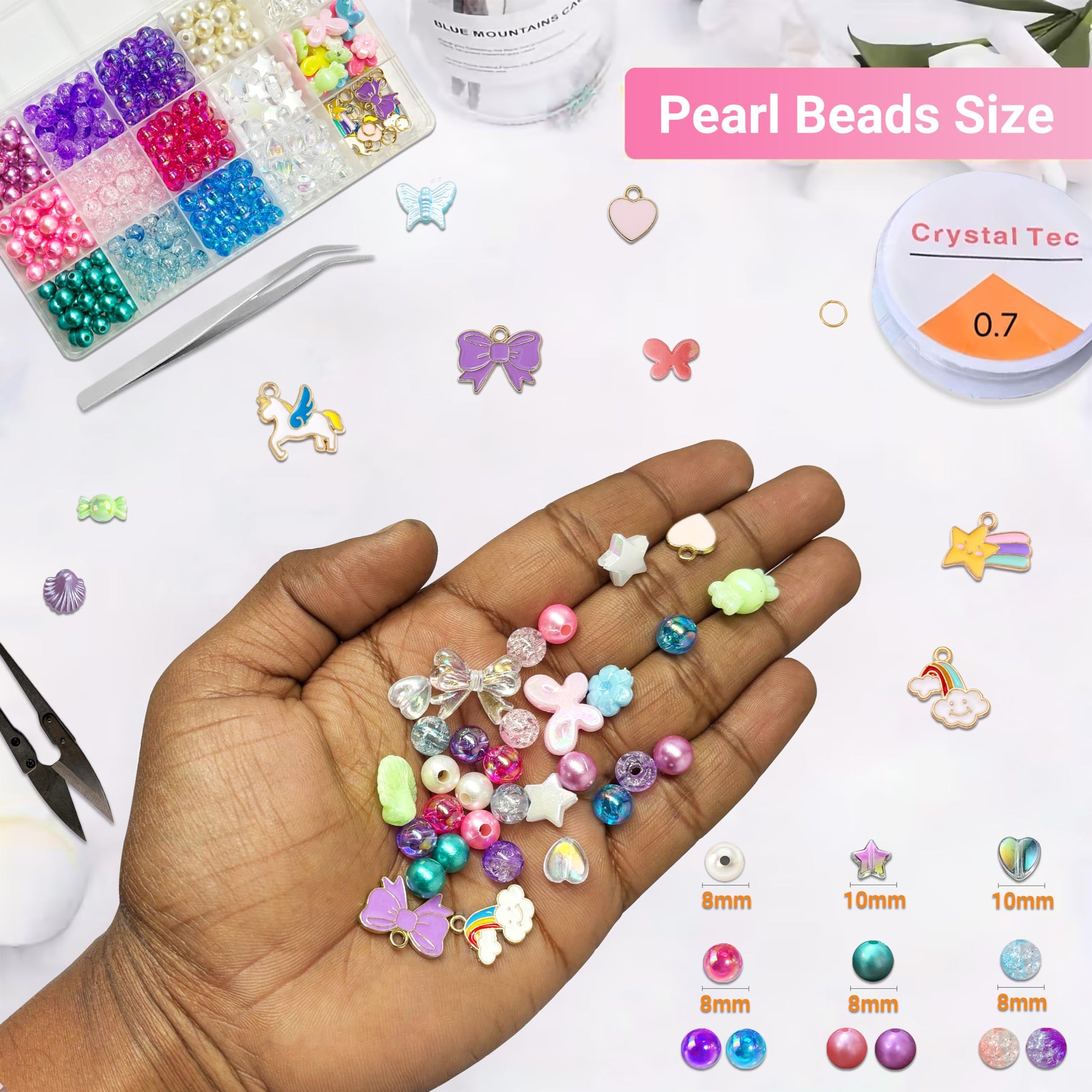 DIY Bracelet Making Kit for Girls, Jewelry Making Set multicolour 02 image 5