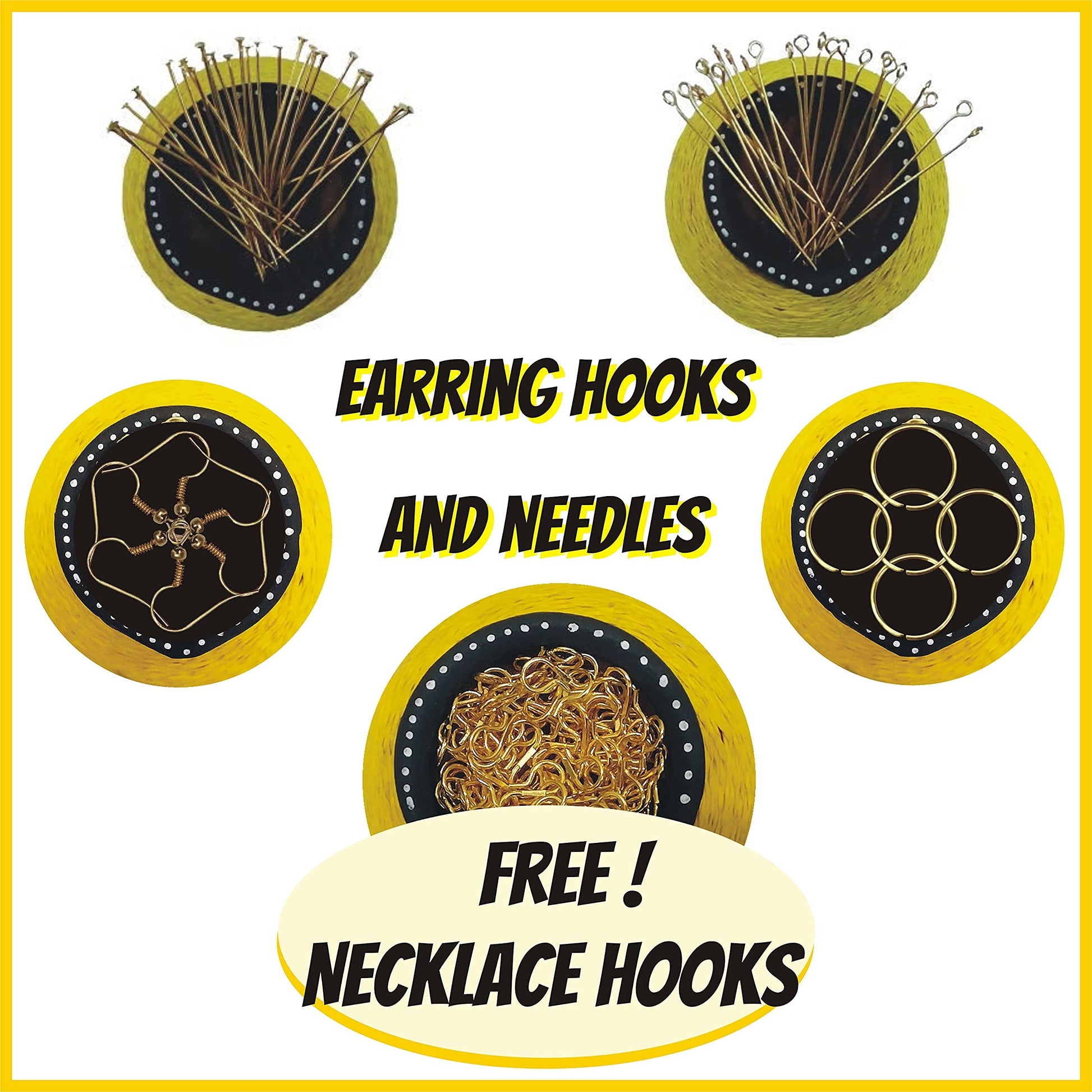 18500 pcs glass beads help finish bracelet making, necklace making and DIY jewellery projects with a refined look.