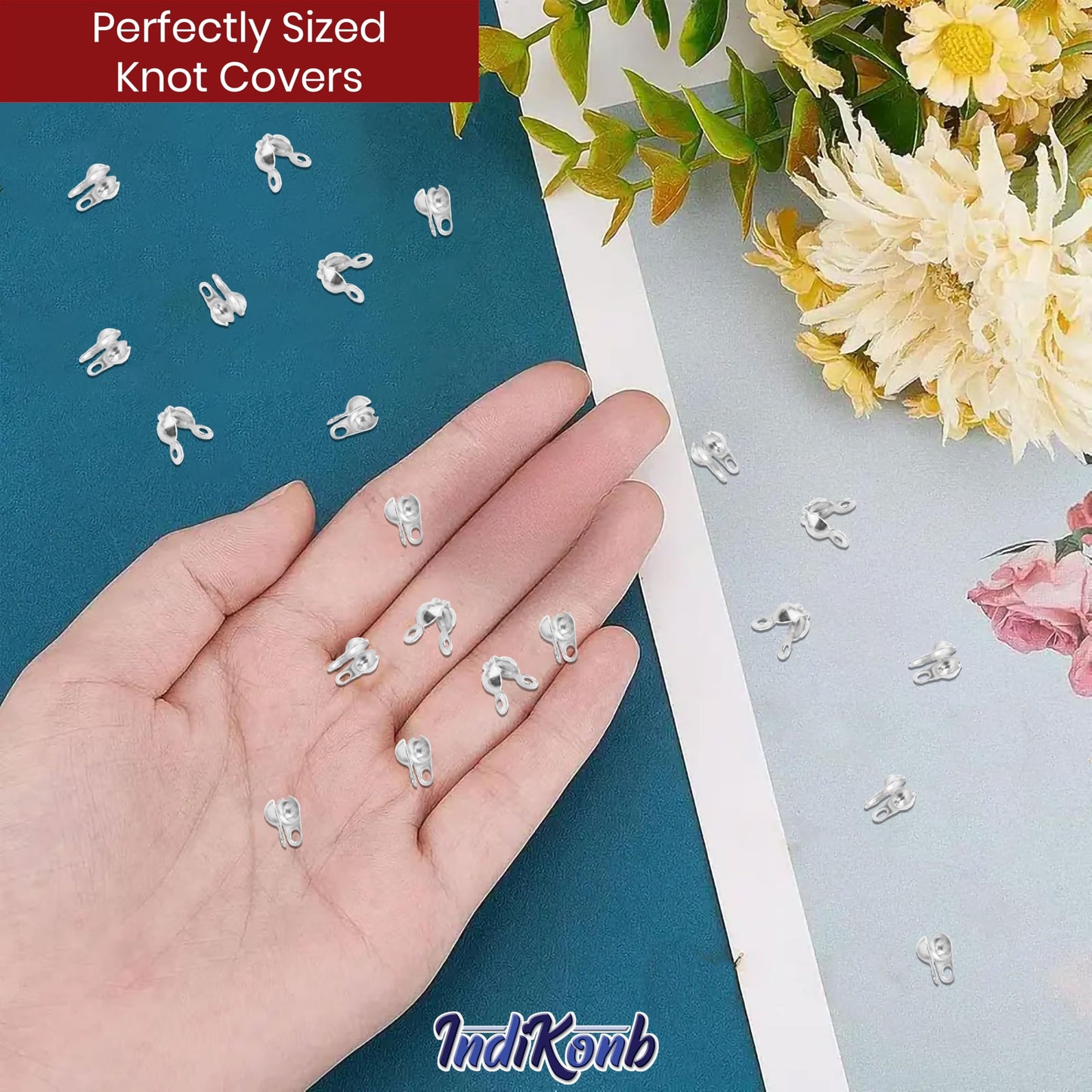 For polished results in craft classes, creative bead projects and decorative craft finishing, silver 8mm jewellery making kit helps complete the design.
