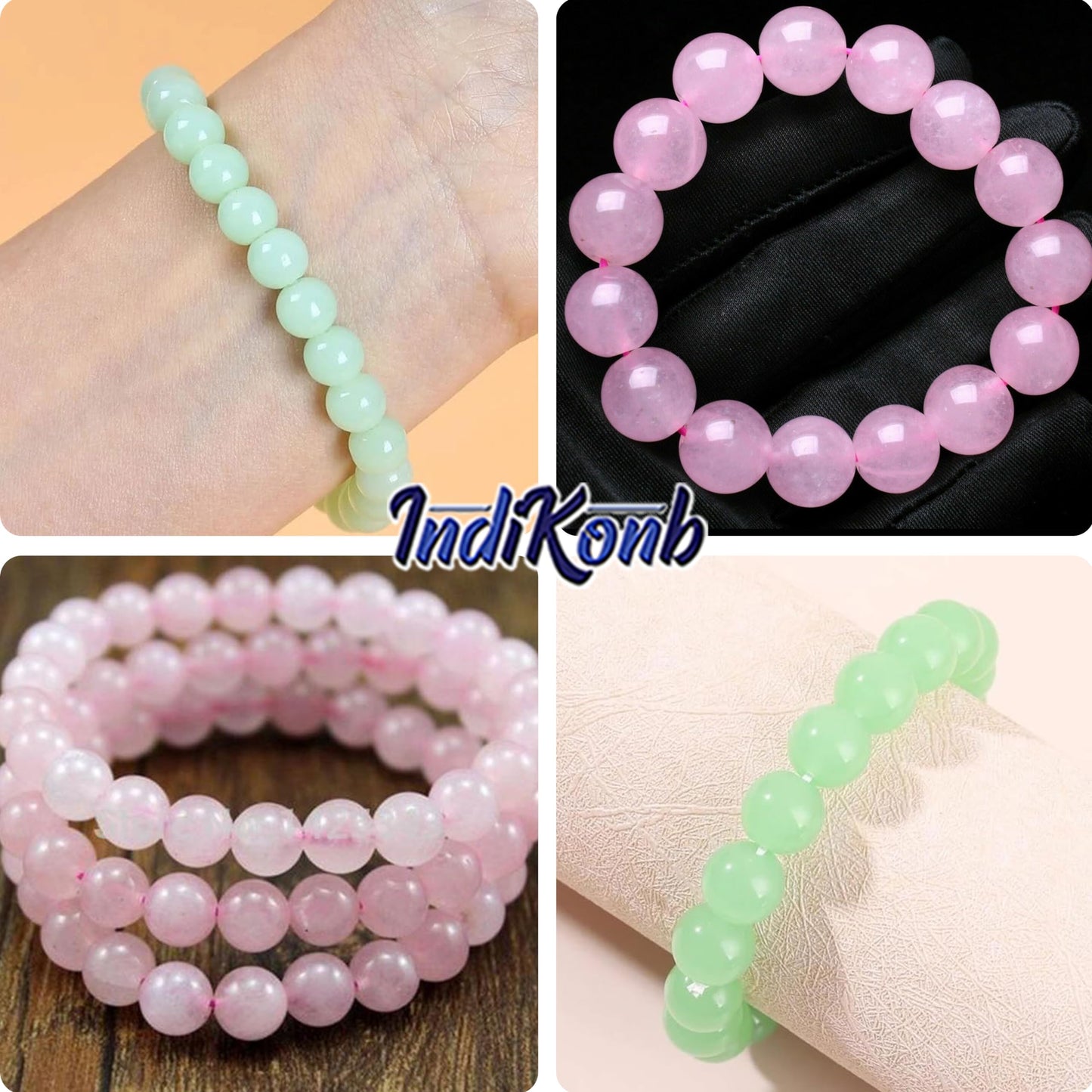A clean option for DIY jewellery projects, beading craft and decorative craft finishing, multicolour and pearl 6mm beads add a neat decorative finish.