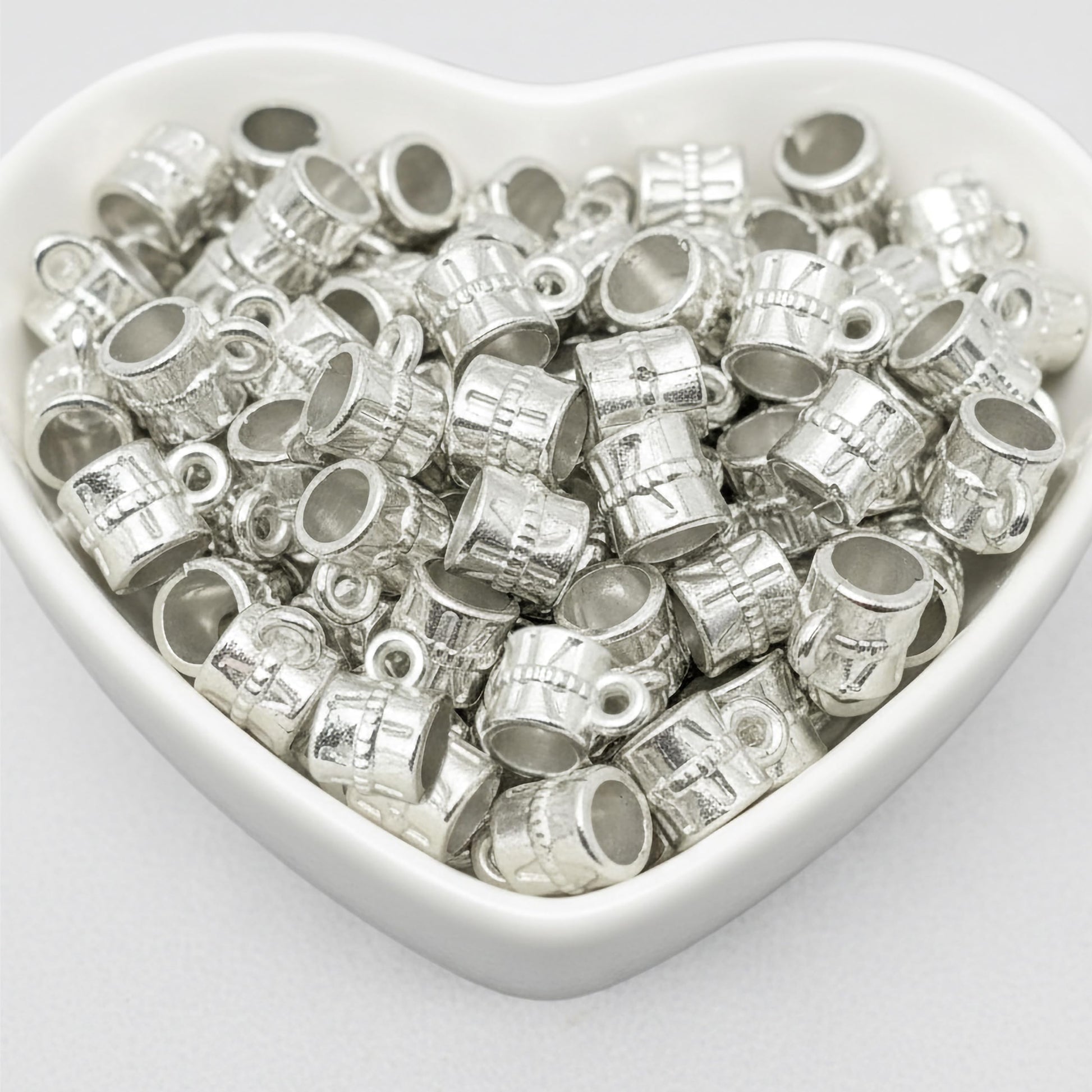 Oxidized Silver Jewellery Raw Material Set, Tibetan Spacer product image