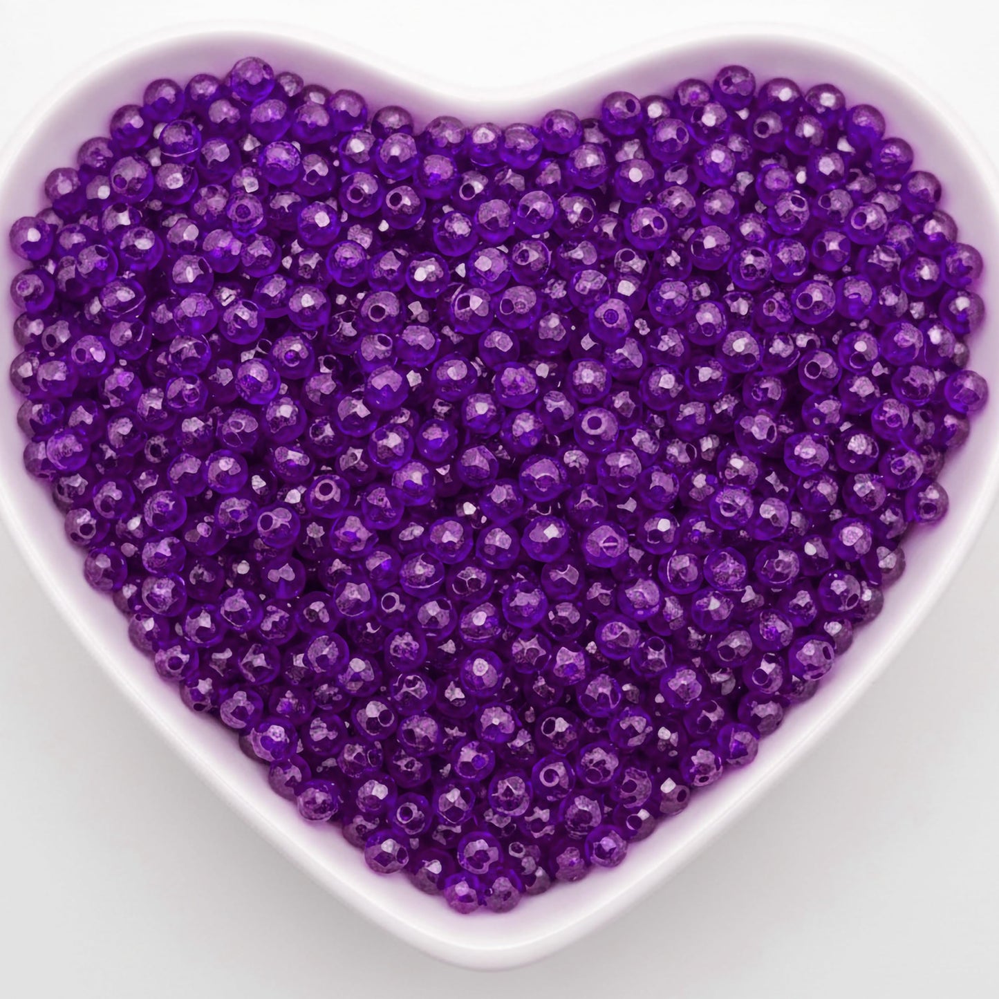 Crystal Rondelle Beads for Jewellery Making, 4mm Tyre Shape DARK PURPLE product image