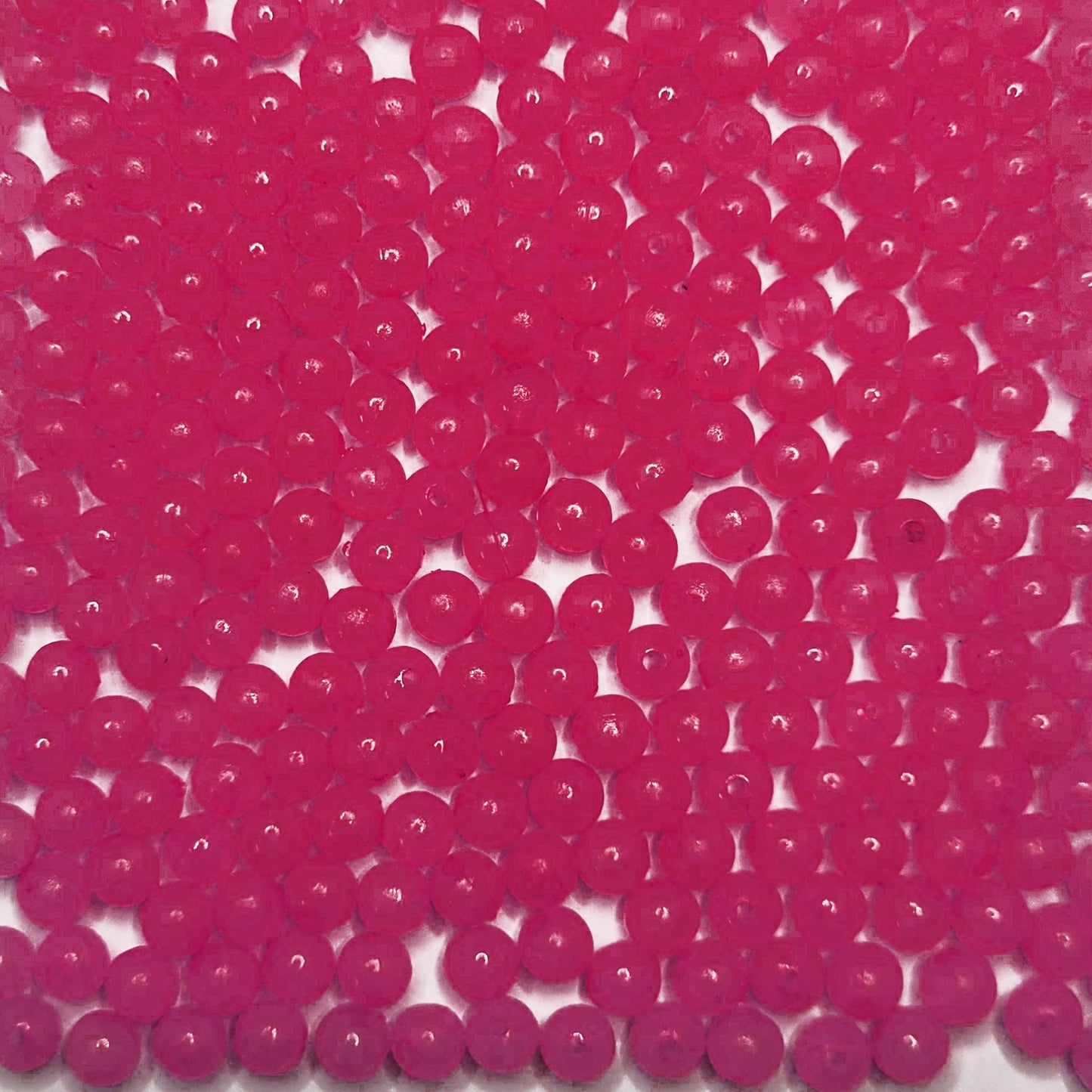 Use magenta and multicolour 6mm beads for bracelet making, necklace making and DIY jewellery projects when the design needs a clean decorative look.